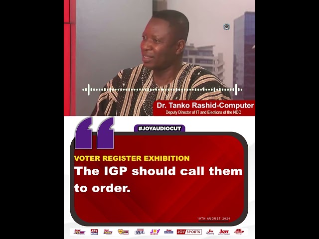 ⁣Voter registration exhibition:"Our agents were prevented from observing the exhibition."Ta