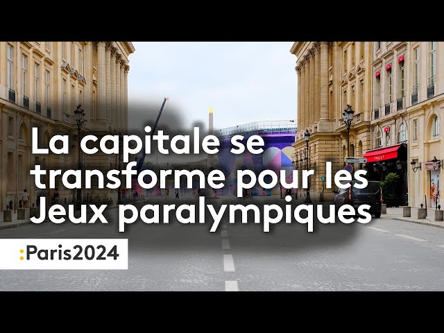 ⁣Jeux paralympiques : les derniers préparatifs sont en cours à Paris