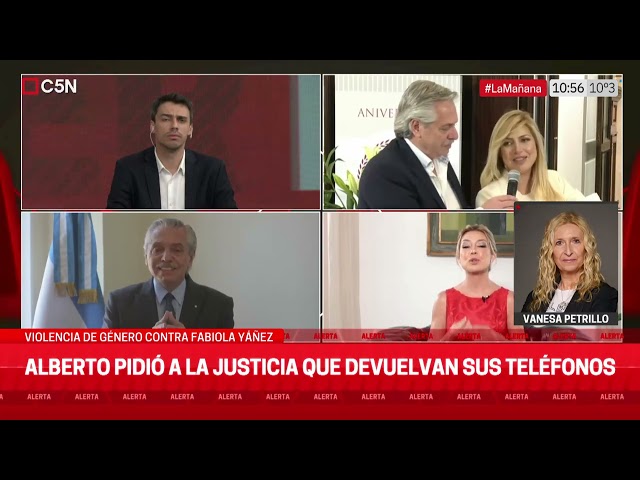 ⁣ALBERTO FERNÁNEZ PIDIÓ a la JUSTICIA que DEVUELVA sus TELÉFONOS