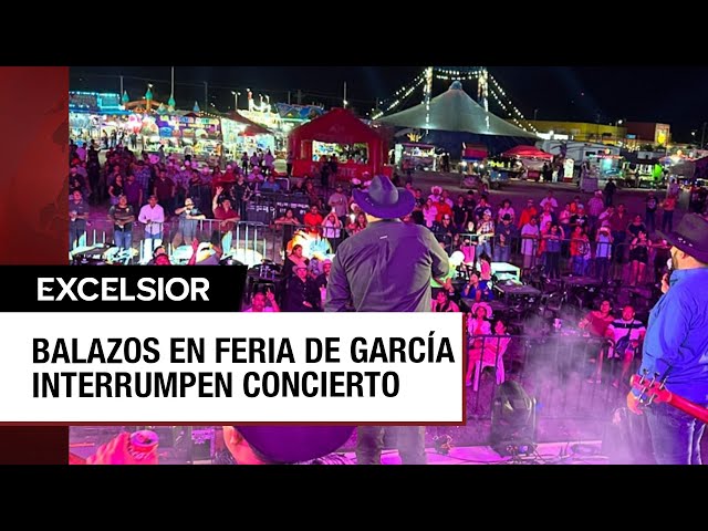 Pánico en Feria de la Granda en García de NL por disparos