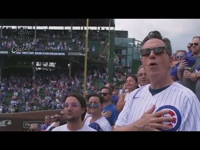 ⁣Stephen Colbert sings ode to Chicago on The Late Show