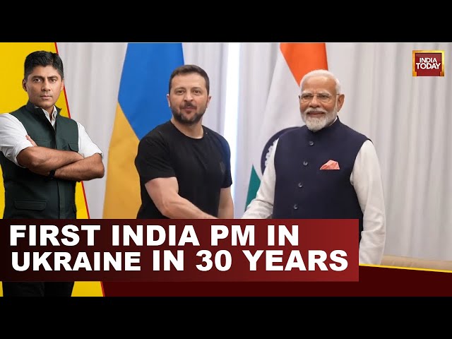 ⁣India First With Gaurav Sawant: Countdown To Big Modi-Zelenskyy Meet | Modi In Ukraine | India Today