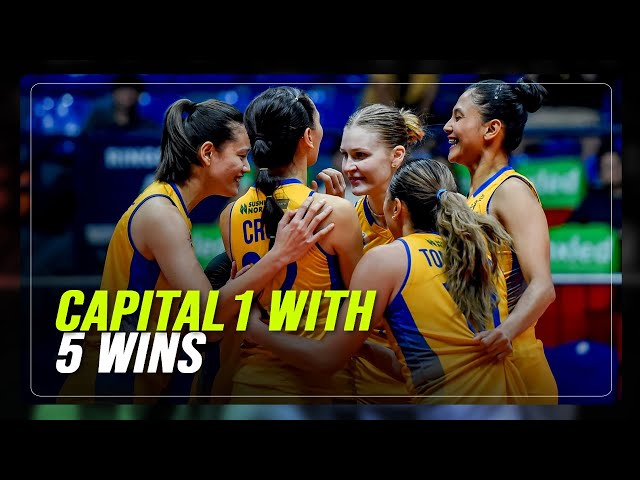 ⁣PVL: Capital1 keeps Galeries winless | ABS-CBN News