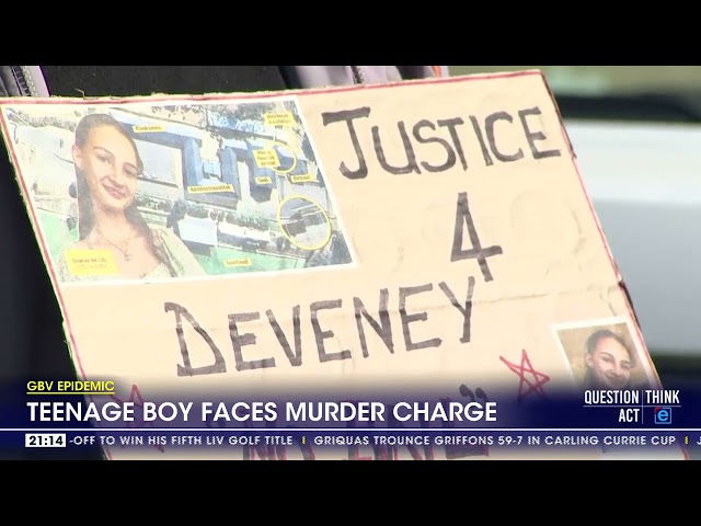 GBV epidemic | Teenage boy faces murder charge