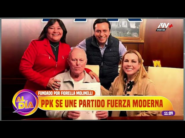 Pedro Pablo Kuczynski se une al partido 'Fuerza Moderna' de Fiorella Molinelli