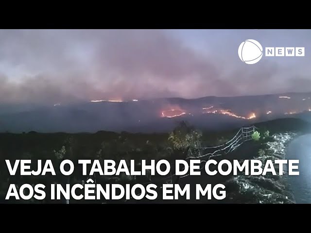 Entenda o trabalho de combate aos incêndios na Serra do Cipó, em MG