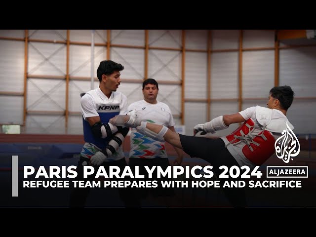 Refugee team prepares for Paris 2024 Paralympics amidst overcoming adversity