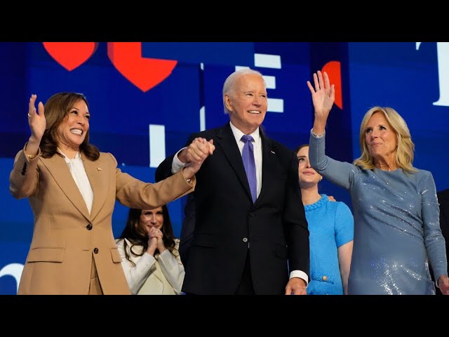 ‘Very impactful, emotional evening’: Joe Biden passes torch to Kamala Harris in DNC speech