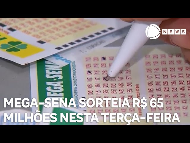 Mega-Sena sorteia R$ 65 milhões nesta terça-feira