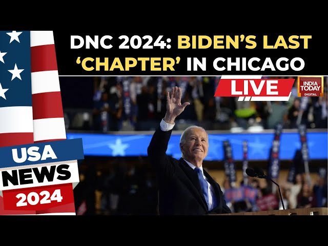 ⁣Biden's Good Bye Speech LIVE from DNC 2024 | Joe Biden's Emotional Farewell Speech | Chica