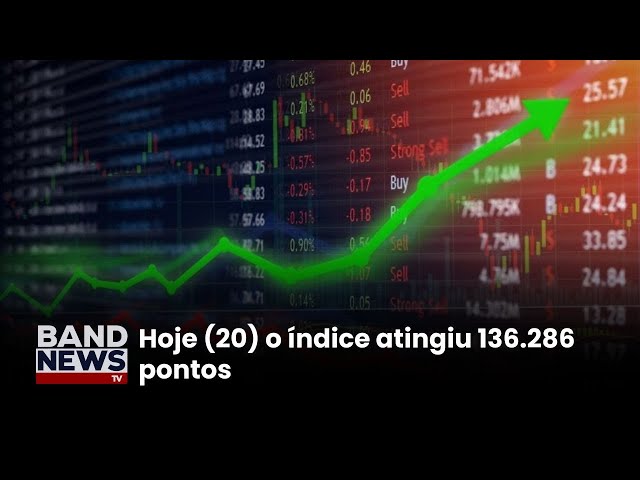 Ibovespa atinge 136.286 pontos e renova máxima | BandNewsTV