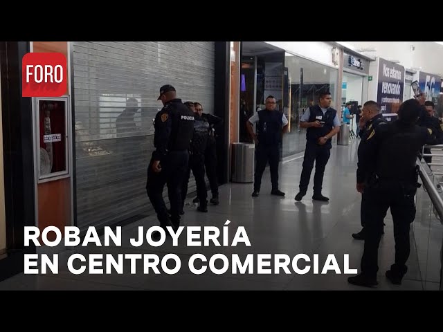 ⁣Se registra asalto a joyería en centro comercial 'Parque Delta' de la CDMX - Las Noticias