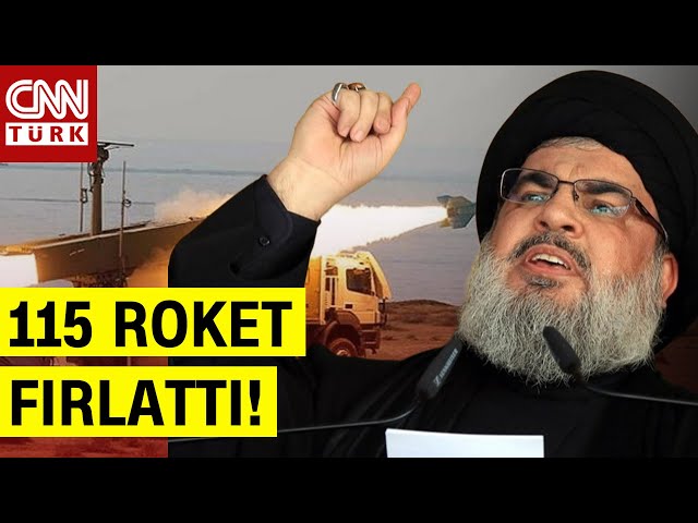 İsrail-Lübnan Sınırı Ateş Altında! İran Bekliyor, Hizbullah Vuruyor...