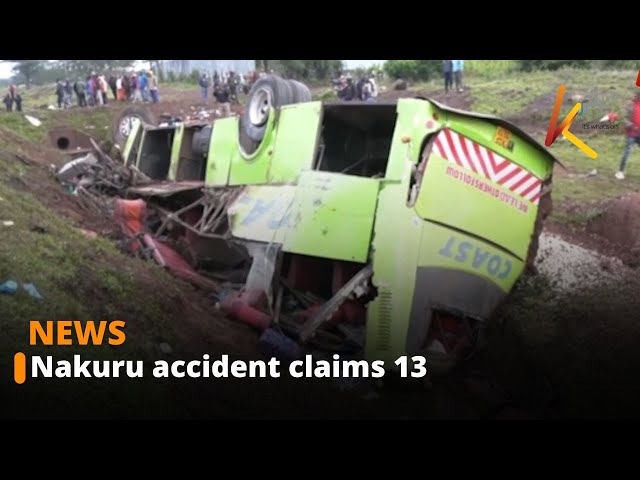 ⁣13 killed in a road crash at Migaa black spot on the Nakuru- Eldoret highway