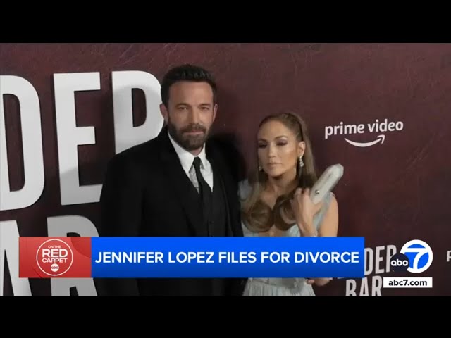 ⁣Jennifer Lopez files for divorce from Ben Affleck after 2 years of marriage