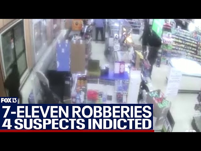 ⁣4 men indicted in rash of 7-Eleven robberies