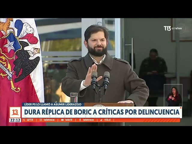 Dura réplica del Presidente Boric a críticas por delincuencia: "No me interesa pelearme con la 