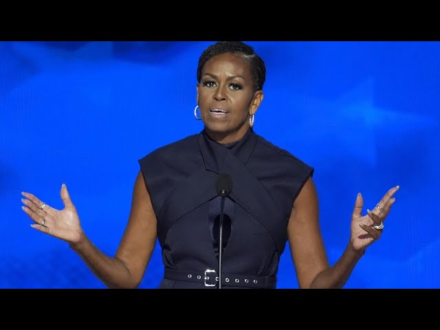 Michelle Obama warns of 'uphill battle' ahead