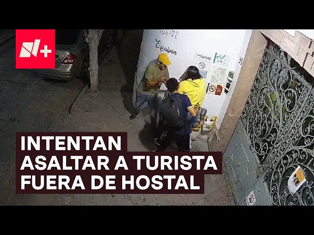 ⁣Turista evita robo al gritar y espantar a sus asaltantes - N+