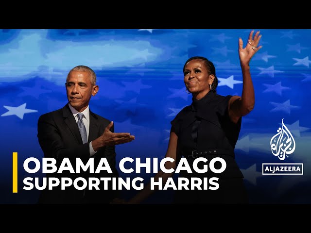 Obamas back Kamala Harris at DNC with full support