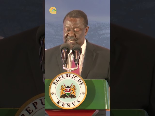 ⁣Mudavadi speaks on the new learning model