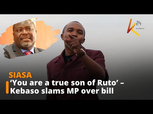 ⁣‘You are a true son of Ruto’ – Kebaso slams MP Ruku over bill on regulation of protests