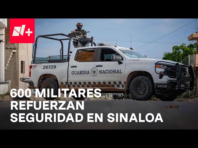 Llegan 600 militares a reforzar Culiacán tras fin de semana violento en Sinaloa - En Punto