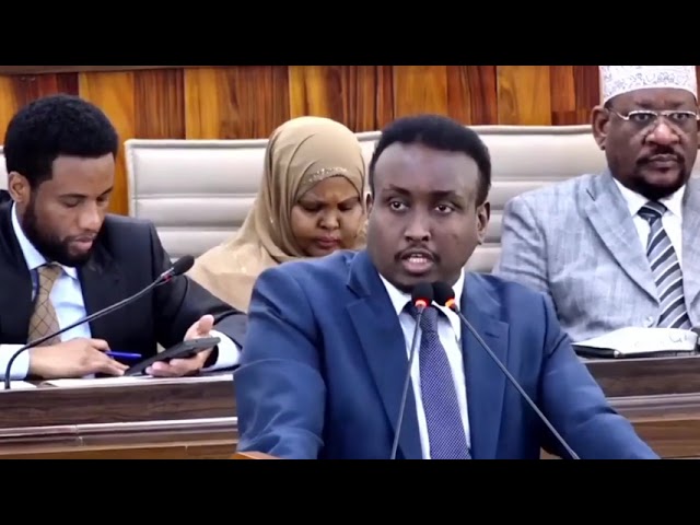 ⁣Xildhibaan C/raxmaan Cagaweyne waxaan soo jeedinayaa in Hay’adda Canshuuraha ka shaqeeya la taageero