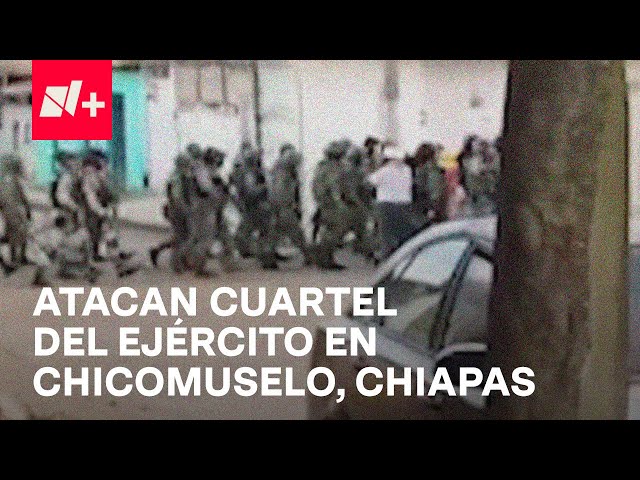 Atacan instalaciones militares en Chicomuselo; Ejército libera bloqueos en Jaltenango - En Punto