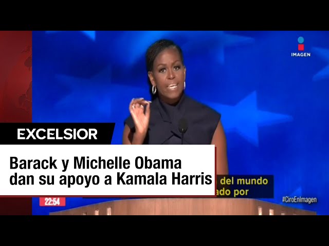 Michelle Obama le da su respaldo a Kamala Harris