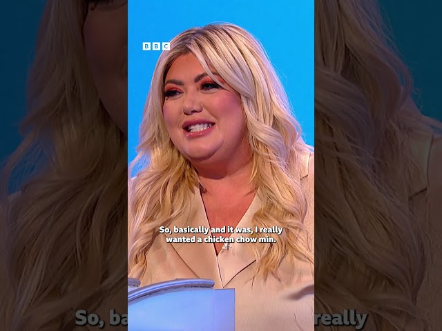 ⁣Chow Min or Chow Mein? Lee Mack wasn’t going to let Gemma Collins get away with this one 