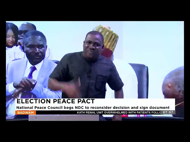 ⁣Asem Yi Di Ka: National Peace Council begs NDC to reconsider decision and sign documents