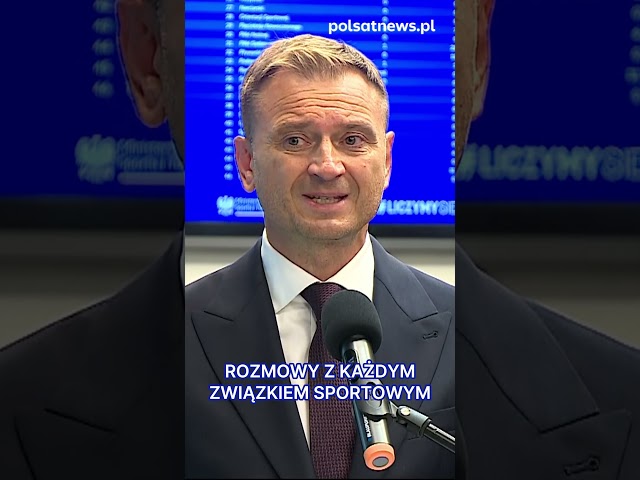 ⁣Minister Sportu: Za każdym działaczem, który pojechał stoi osoba, której odmówiono