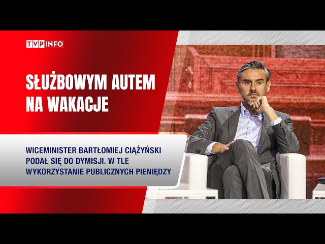 ⁣Służbowym autem na wakacje. Wiceminister podał się do dymisji