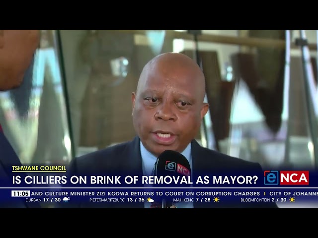 Is cilliers on brink of removal as mayor?