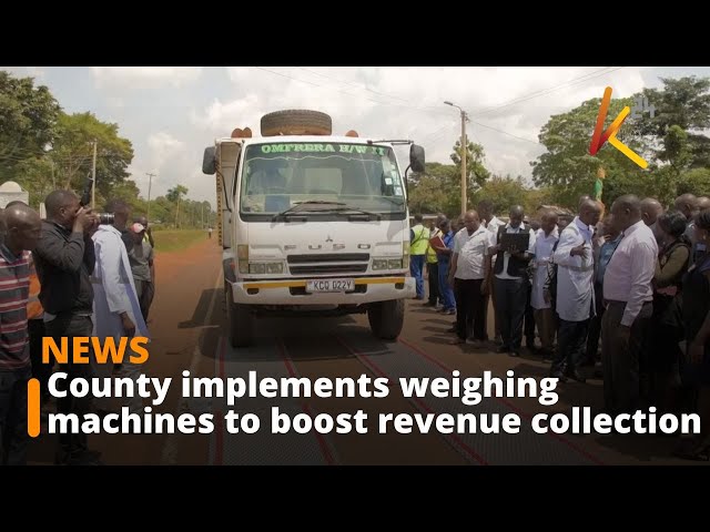 ⁣Siaya County implements Axle load weighing machines to boost revenue collection on roads