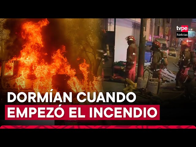 Comas: incendió afectó vivienda prefabricada