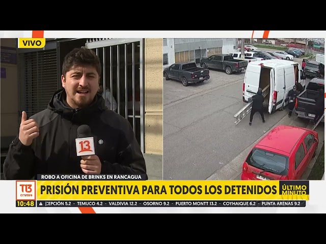 Prisión preventiva para todos los detenidos por el robo a oficina de Brinks