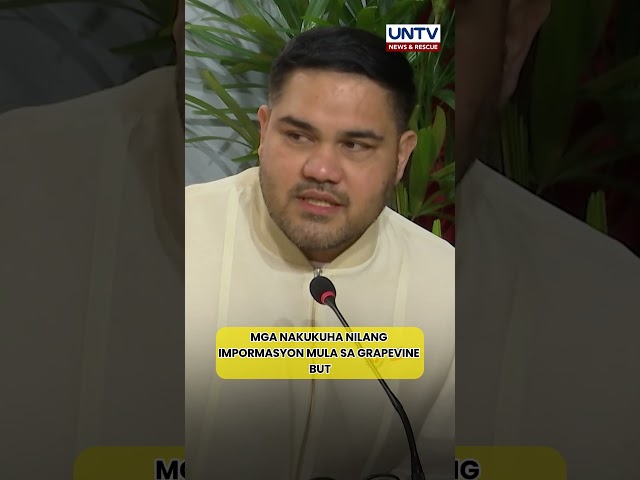 ⁣VP Sara, hinamong pangalanan ang House solons na nagsabing may impeach raps laban sa kanya