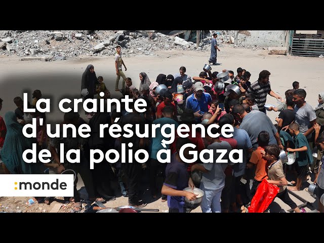 Une épidémie de polio menace la bande de Gaza