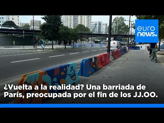 ⁣¿De vuelta a la realidad? Los habitantes de un barrio desfavorecido de París temen el fin del v…