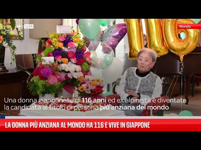 ⁣La donna più anziana al mondo ha 116 e vive in Giappone