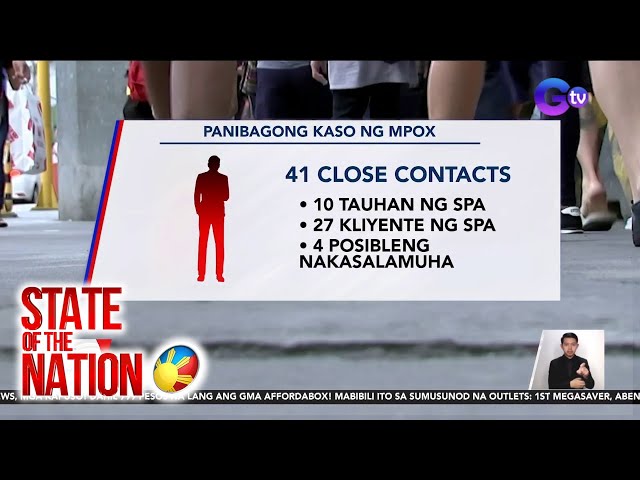 Lalaking nagpositibo sa Mpox, may 41 close contacts sa spa at derma clinic sa Quezon City | SONA