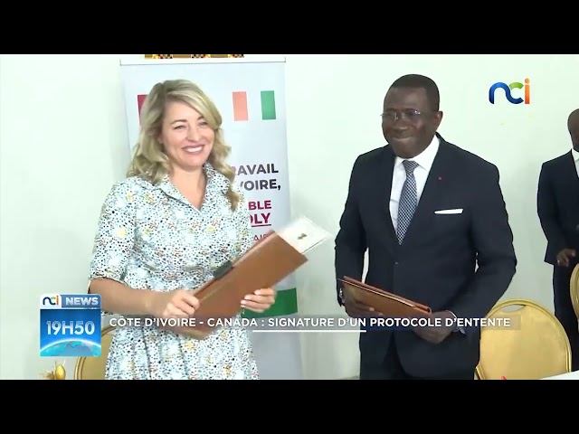 Côte d'Ivoire - Canada : signature d'un protocole d'entente