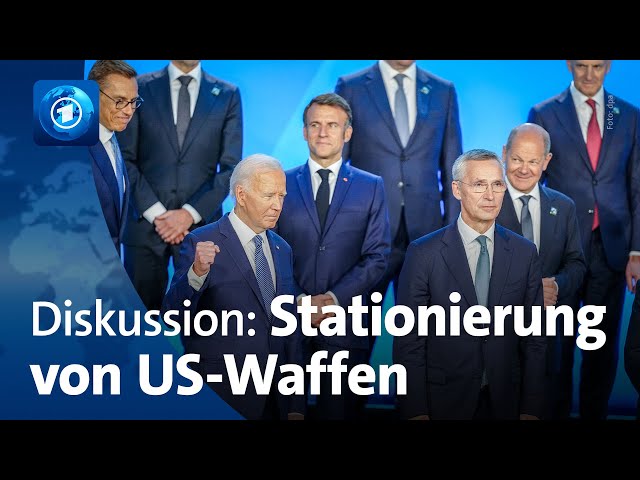 MDRfragt: Diskussion über Stationierung von US-Waffen in Deutschland