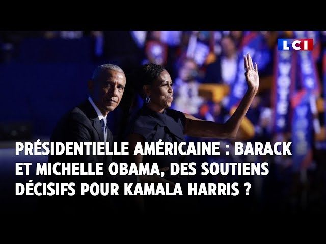 ⁣Barack et Michelle Obama, des soutiens décisifs pour Kamala Harris ?