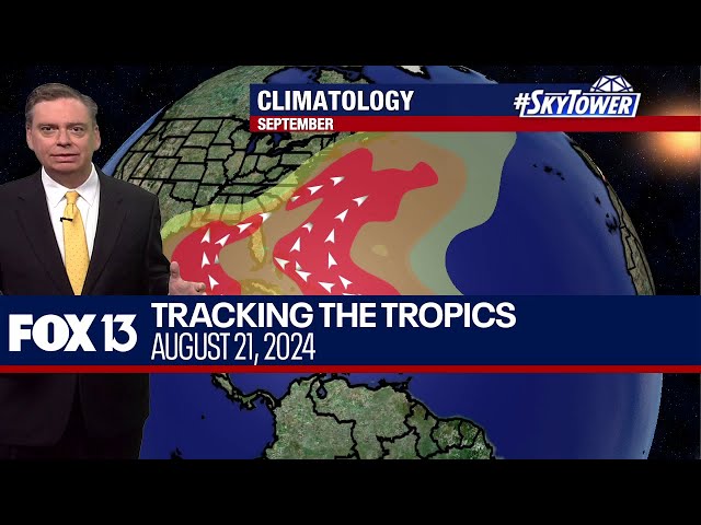 ⁣Forecasters keeping close eye on tropical waves