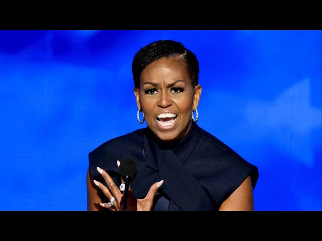 ⁣Michelle Obama responds to Trump "Black jobs" comments at DNC