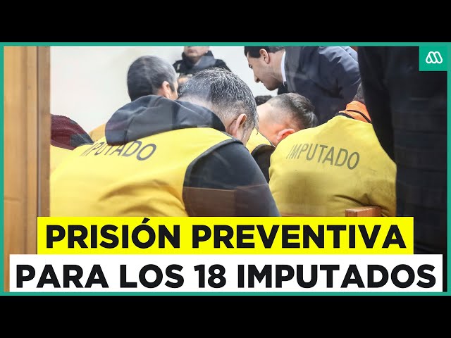 Robo a Brinks: Decretan prisión preventiva para los 18 imputados