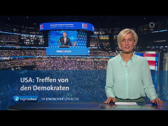 tagesschau in Einfacher Sprache 19:00 Uhr, 21.08.2024